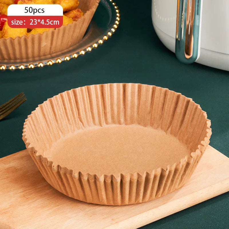 DecorBites™ Air Fryer Non-Stick Barbecue Paper, Oil-proof Oven & Microwave Cooking Plate