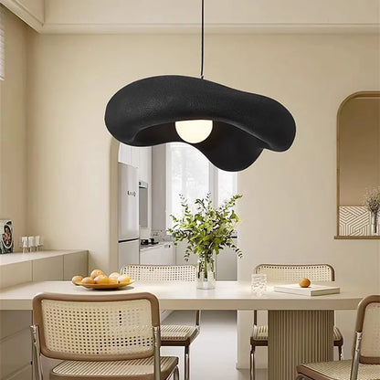 DecorBites™ Creamy Style Resin Pendant Light, G9 LED, Dining Room & Kitchen Island Decor