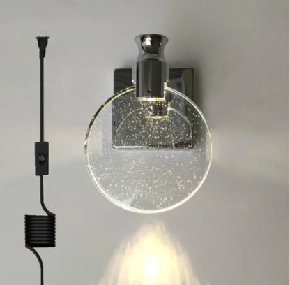 DecorBites™ Crystal Wall Lamp LED Modern Glass Gold Luxury Lighting