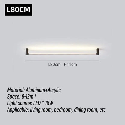 DecorBites™ LED Strip Wall Lamp for Living Room Bedroom Ceiling, Modern Minimalist Atmosphere