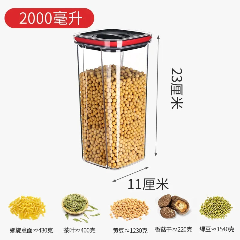 Clear Storage Jar Set