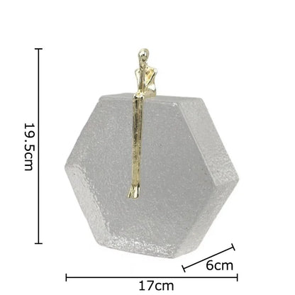 DecorBites™ Crystal Sculpture Abstract Statues Modern Room Decor Ornaments Aesthetic Crafts