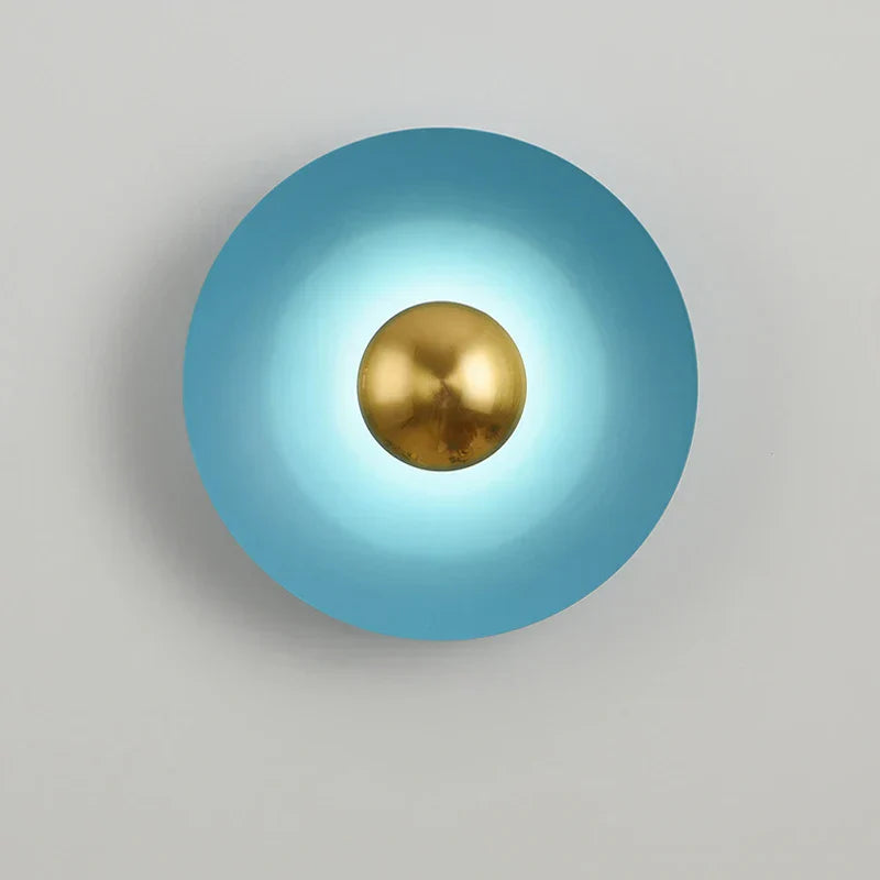 DecorBites™ Golden Macaroon LED Wall Lamp for Bedroom & Living Room