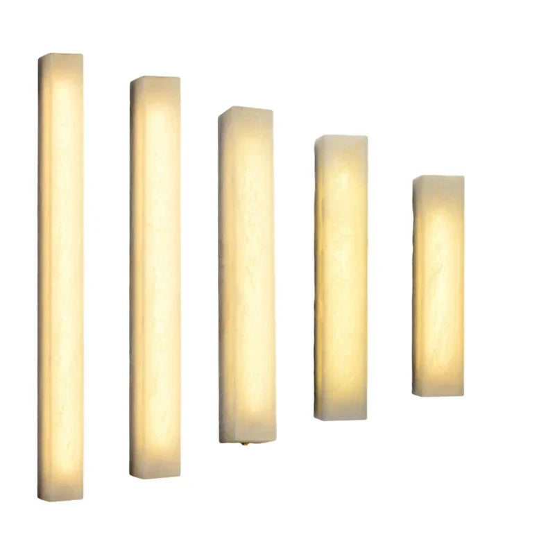 DecorBites™ Cuboid Marble LED Wall Lamp for Bedroom, Restaurant, Stairs - Dimmable Iron Lighting