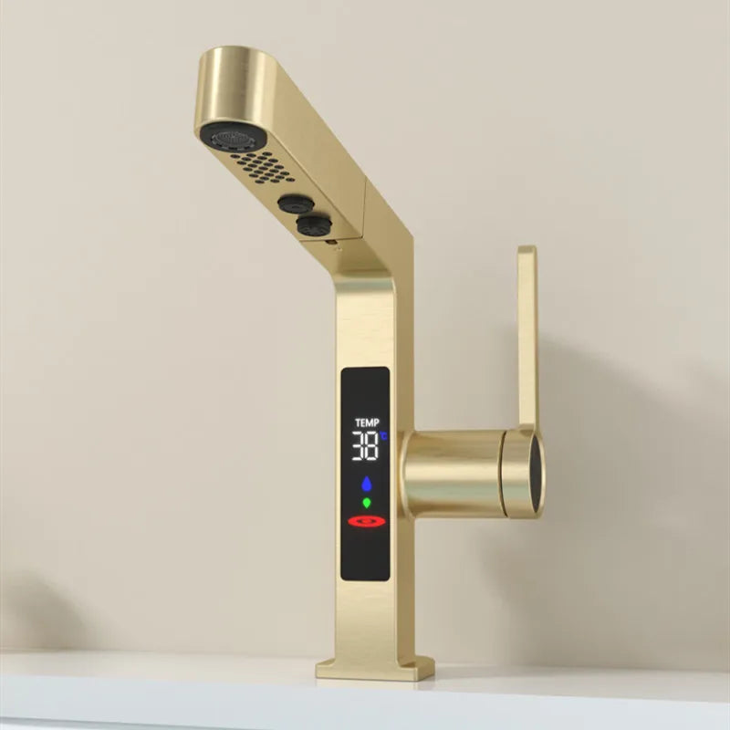 Rose Gold LED Faucet
