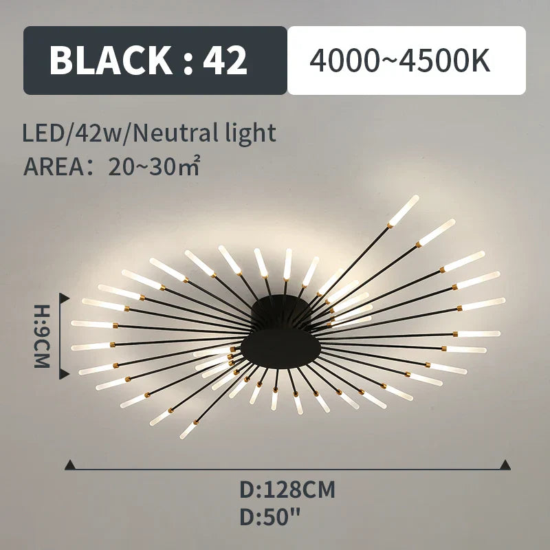 LED Fireworks Pendant Lamp