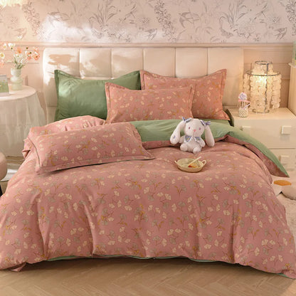DecorBites™ Cotton Thickened Bedding Set - Single/Double Size, High Quality, Warm & Soft.