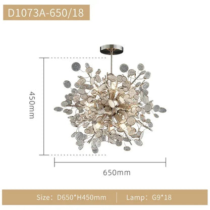 DecorBites™ LED Ceiling Chandelier Nordic Luxury Design for Living Dining Bedroom Lighting