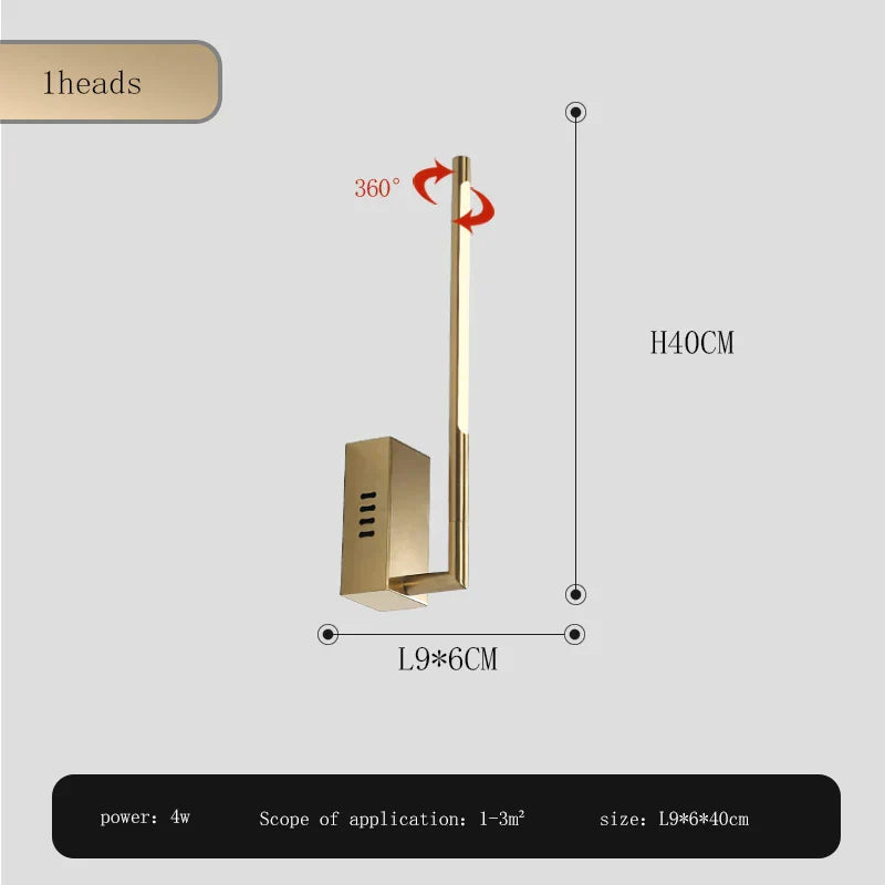 Gold LED Ceiling Chandelier 12-Head Dimmable