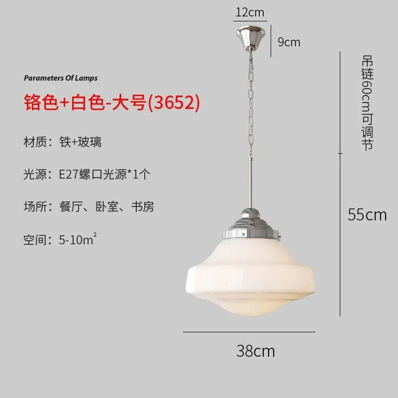 Modern Gold Glass Pendant Light