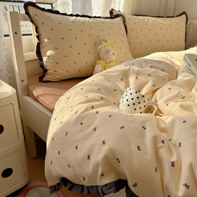 French Cotton Lace Bedding
