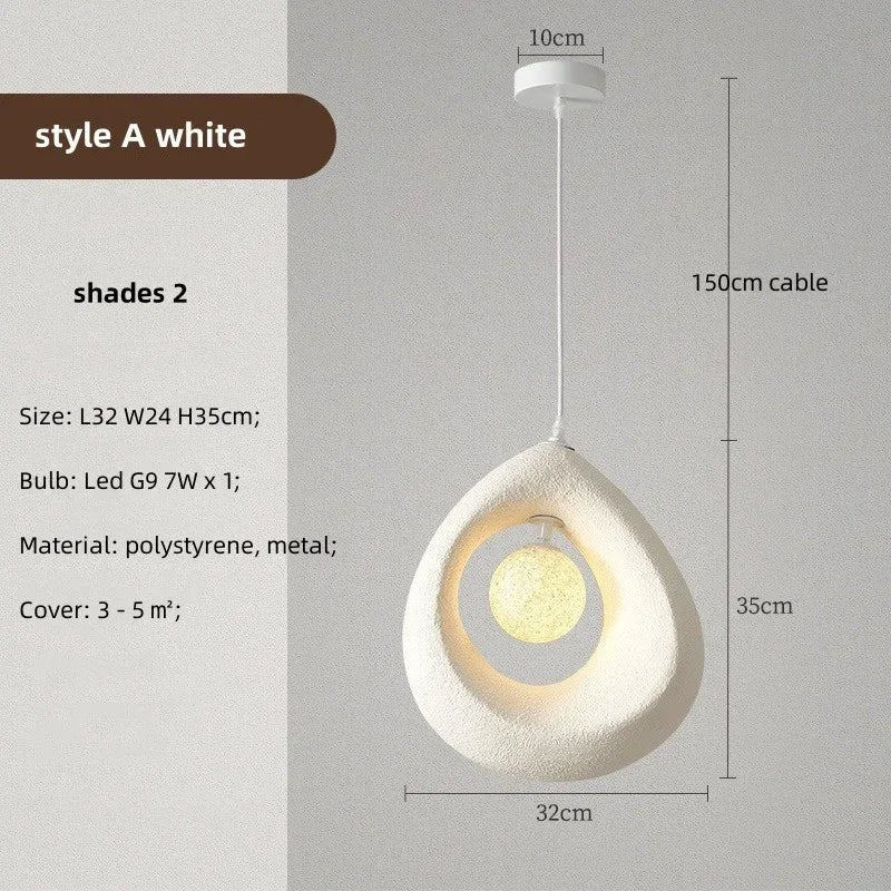 Chrome Nordic Pendant Light Gray Shade Dining