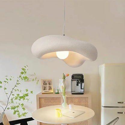 DecorBites™ Creamy Style Resin Pendant Light, G9 LED, Dining Room & Kitchen Island Decor