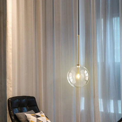 DecorBites™ Glass Ball LED Pendant Lamp, Modern Nordic Living Room Decor Lighting