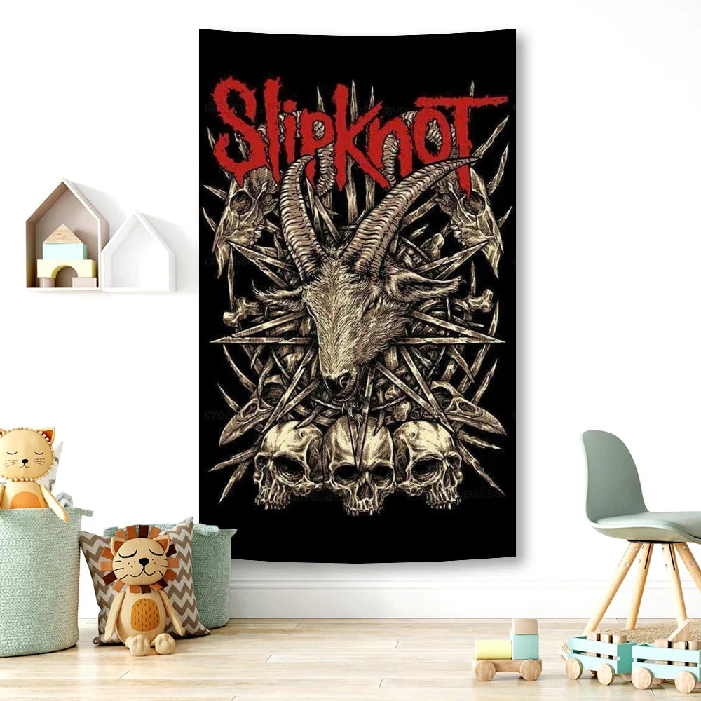 Polyester Music Tapestry Art