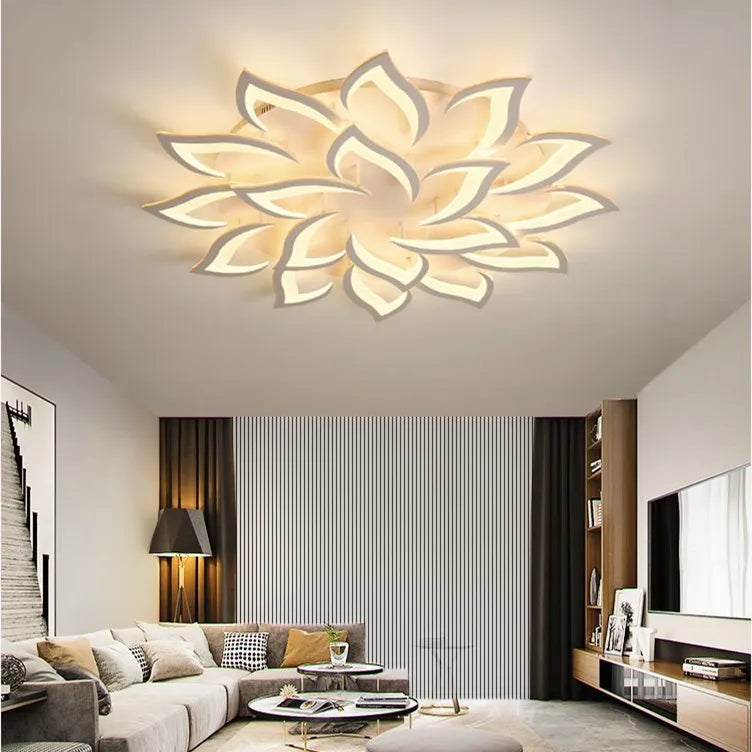 Modern Lotus LED Chandelier