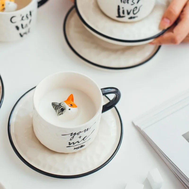 DecorBites™ Cat Claw Ceramic Cup 200ML
