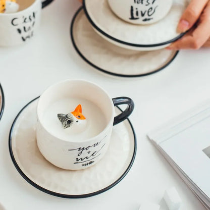 DecorBites™ Cat Claw Ceramic Cup 200ML