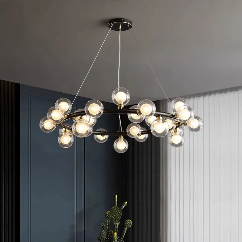 Copper Vintage LED Chandelier