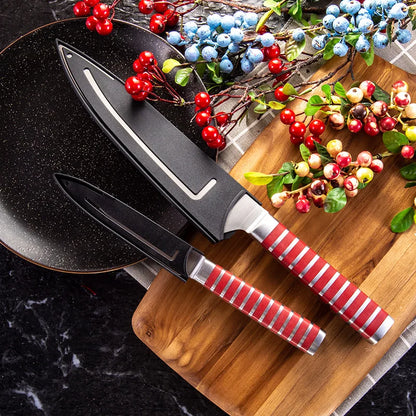 DecorBites™ Knife Blade Protector Cover Kitchen Sheath Plastic Guard Black - Kitchen Accessories
