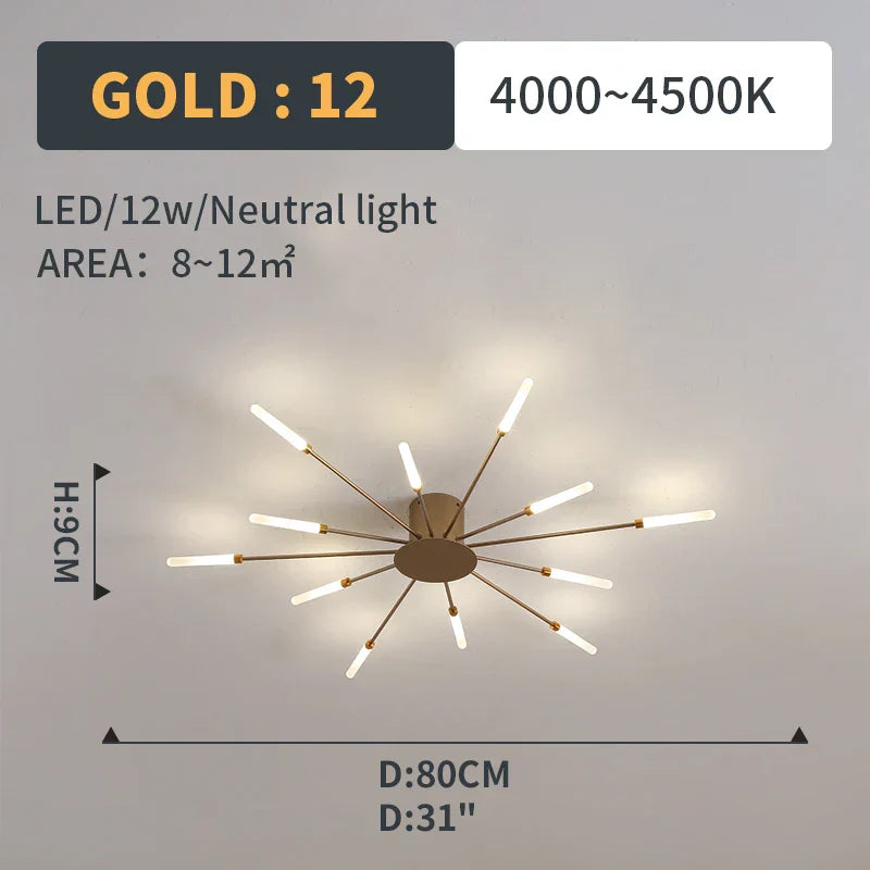 LED Fireworks Pendant Lamp