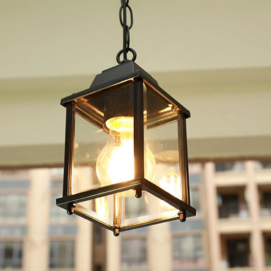 DecorBites™ Glass Chandelier Outdoor Pendant Lamp