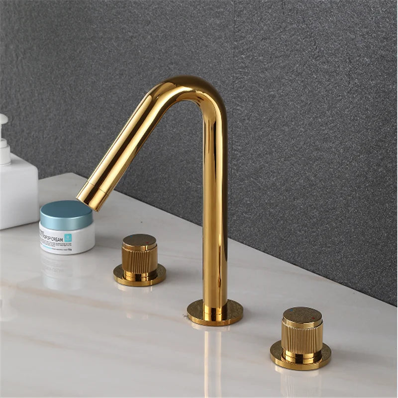 Gold Chrome Wall Faucet