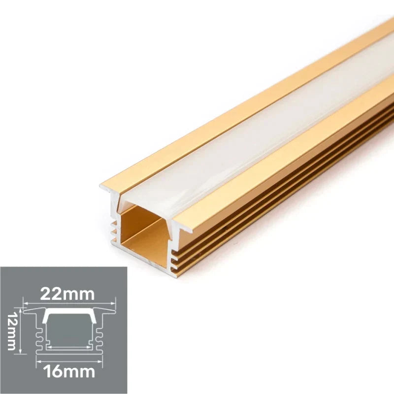 Aluminum Recessed Bar Light