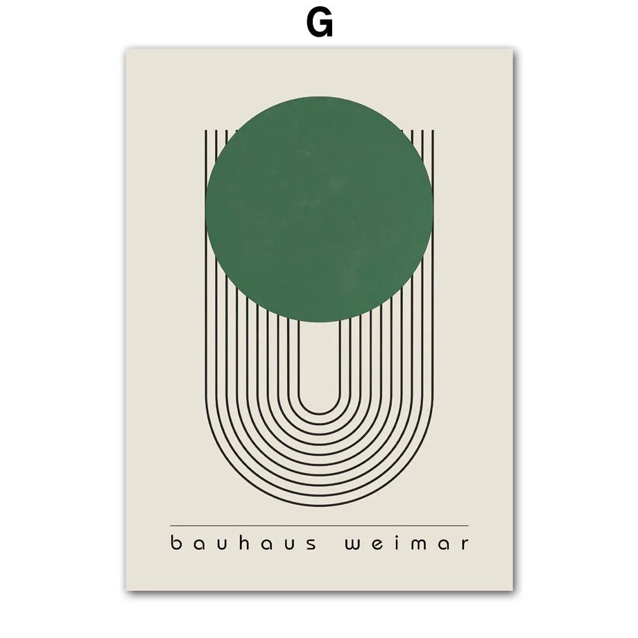 Abstract Canvas Wall Art Green