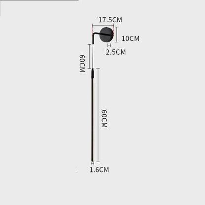 DecorBites™ Copper Wall Lamp: Modern Minimalist Bedroom Stairway Light