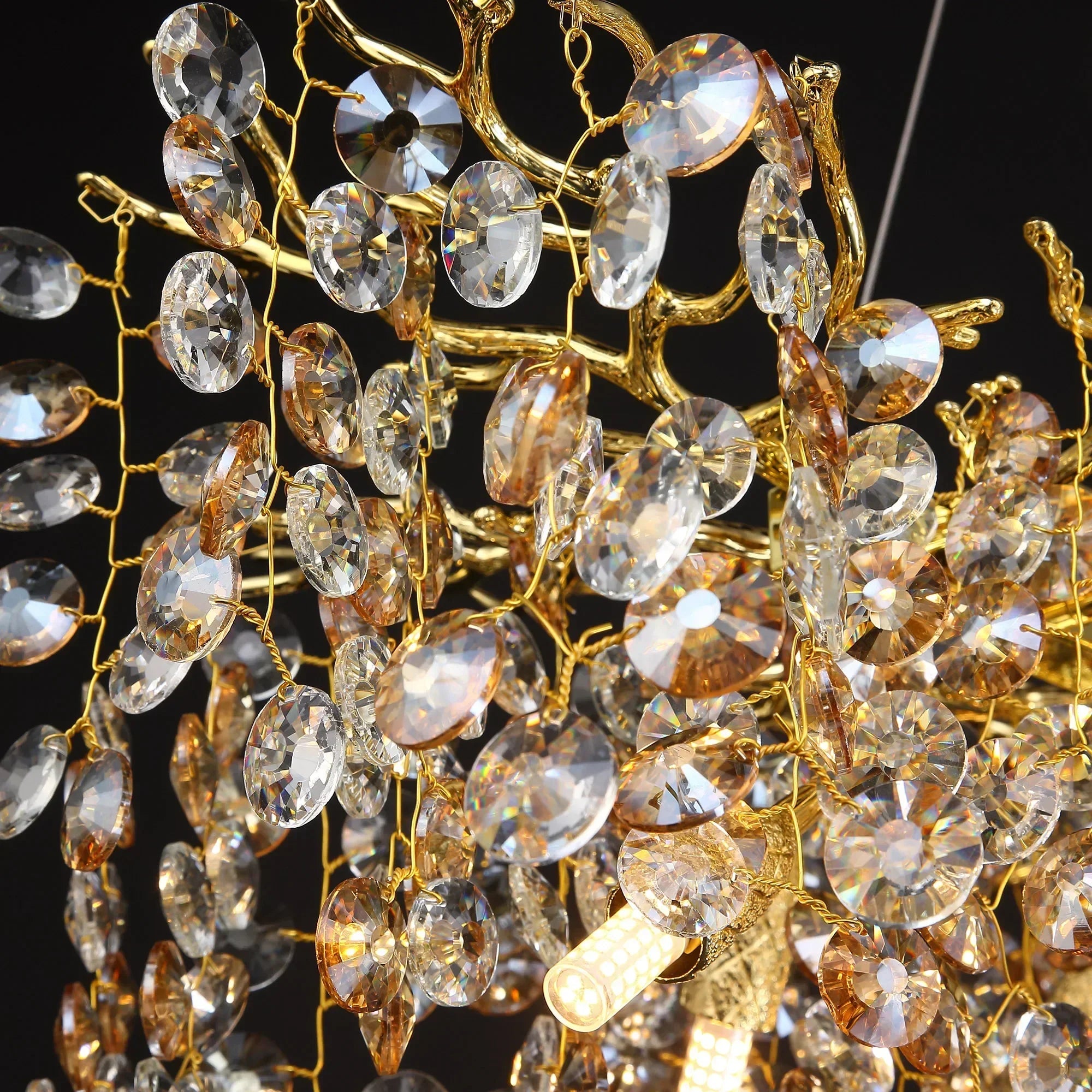 Nordic Crystal LED Chandelier