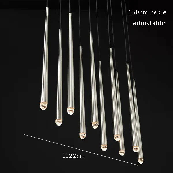 DecorBites™ Crystal Water Drop Ceiling Chandelier for Classic Living Room Decor
