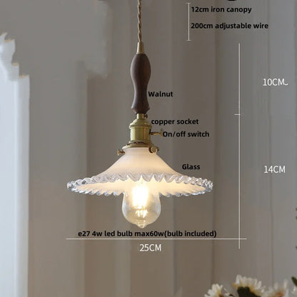 DecorBites™ Copper Knob Iron LED Pendant Light - Adjustable Nordic Modern Hang Lamp