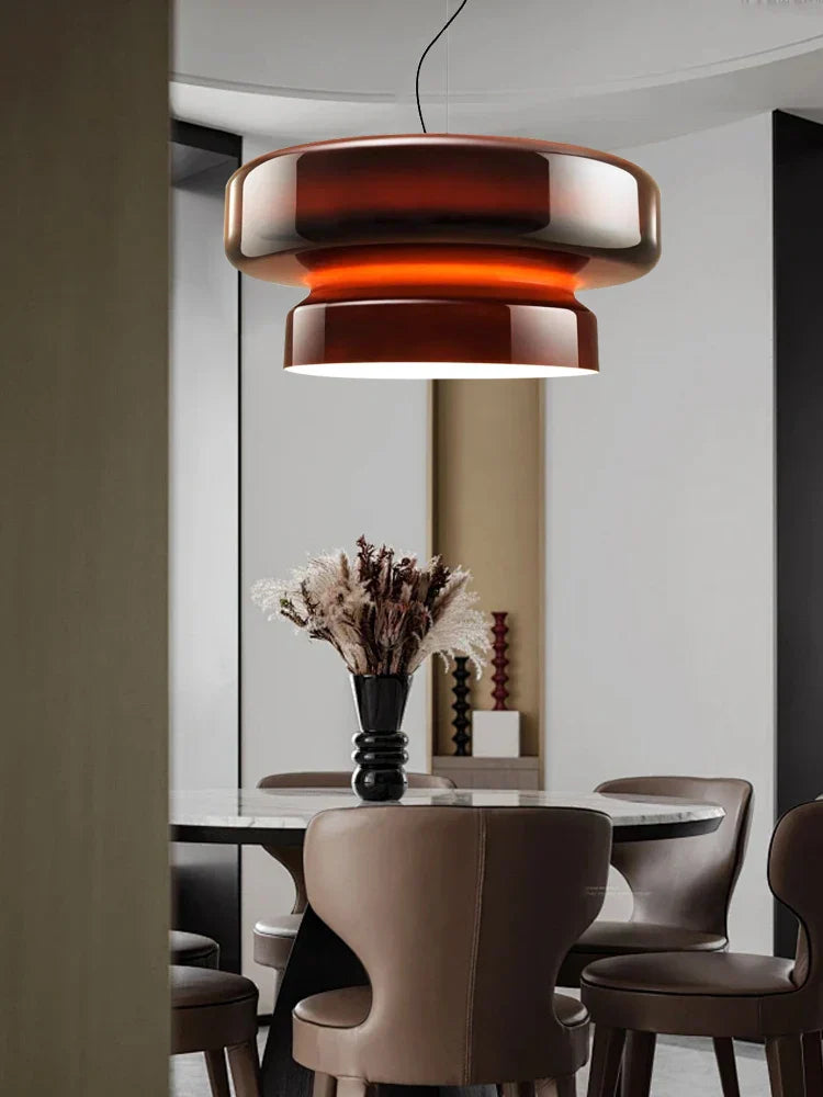DecorBites™ Italian Glass Pendant Light for Dining Table and Cafe Decor