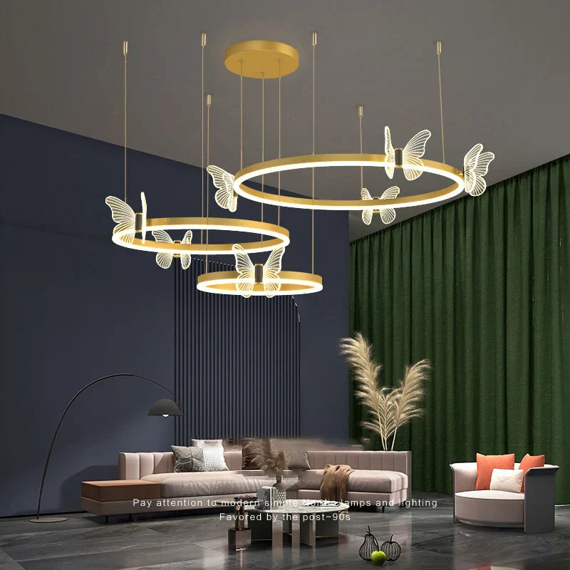 Modern Butterfly Pendant Light