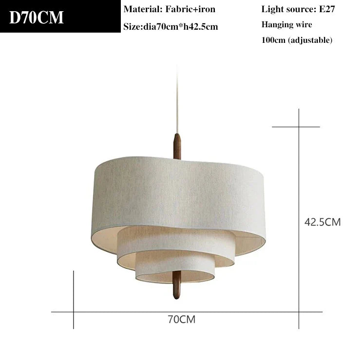 Fabric Retro Chandelier