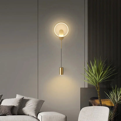 DecorBites™ Gold LED Wall Light 24W Modern Nordic Wall Lamp for Home Decor