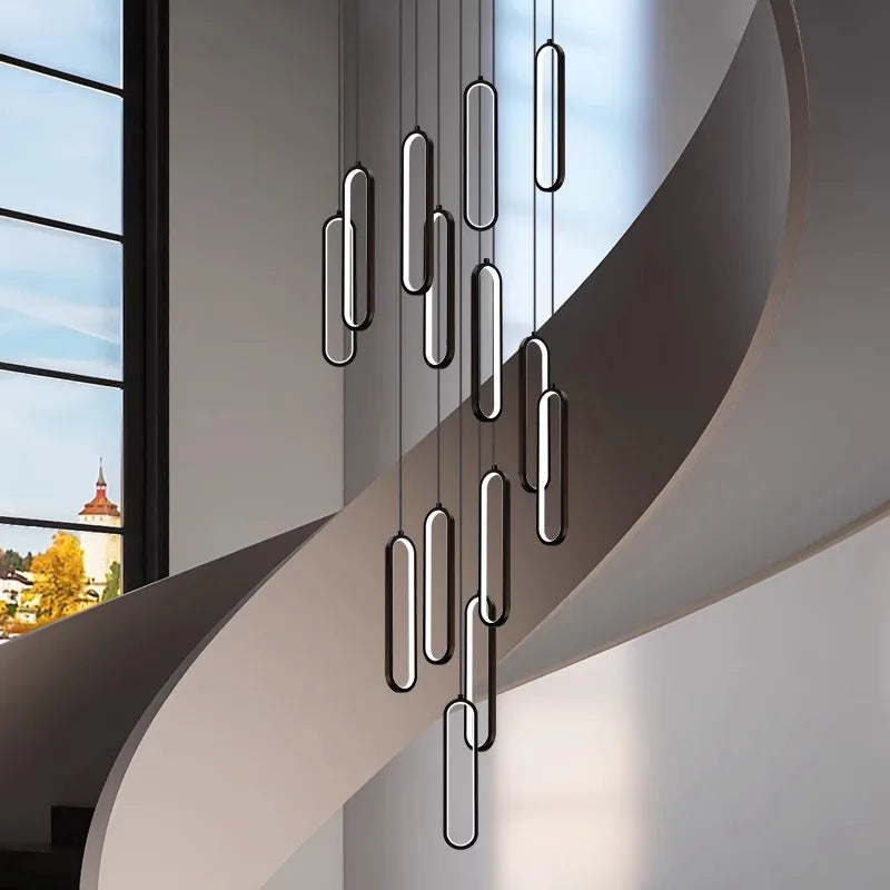 DecorBites™ LED Pendant Chandeliers for Living Room Staircase Indoor Lighting