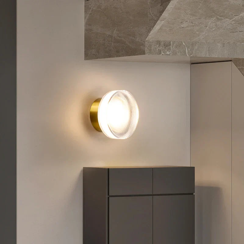 DecorBites™ LED Wall Sconce Light Luxury Modern Creative Acrylic Bedroom Living Room Lamp