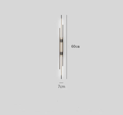 DecorBites™ Copper Wall Lamp: Minimal Modern Design for Bedside, Living Room, Restaurant, Stairway