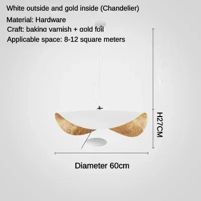 DecorBites™ LED Flying Saucer Chandelier - Modern Ceiling Light for Living Room & Bar