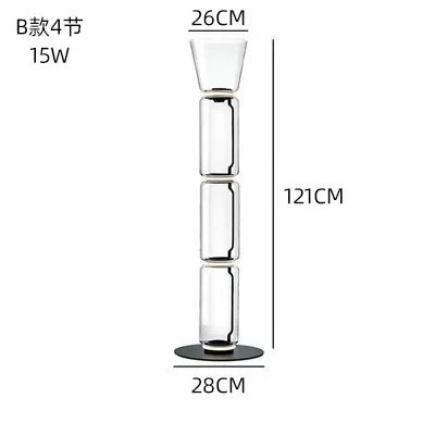 Glass Nordic Floor Lamp