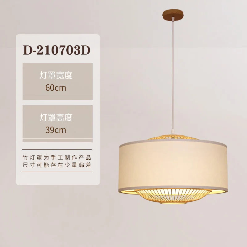 Bamboo Pendant Chandelier Light
