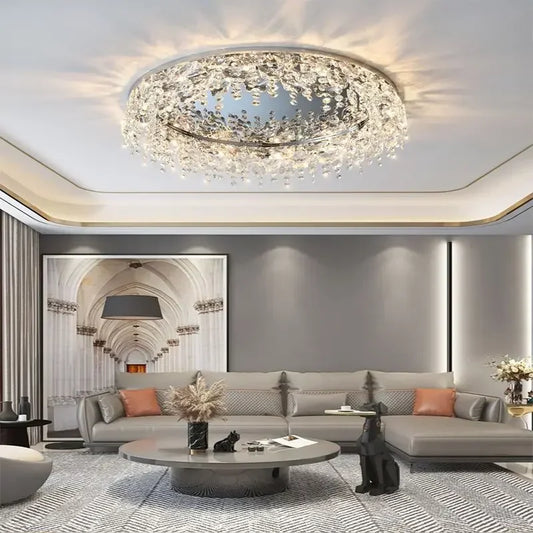 DecorBites™ Crystal Kitchen Ceiling Lights: Luxury Diamond Ceiling Lamp for Home Decor