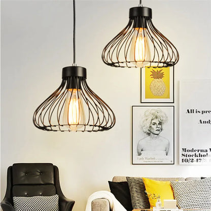 DecorBites™ Industrial Metal Ball Pendant Light for Bedroom Kitchen Island