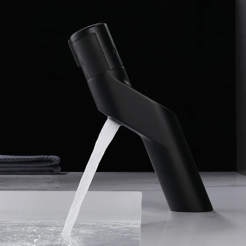 Brass Push-Button Basin Faucet