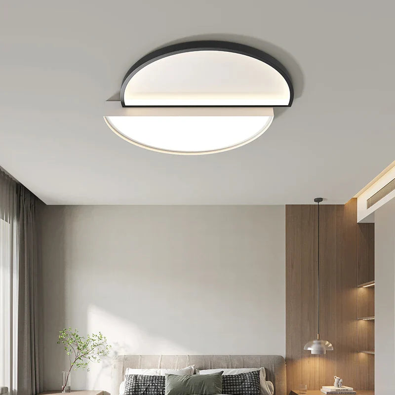 DecorBites™ Elegant Chandelier Lights for Home Decor, White & Black Fixtures for Dining Room, Bedroom & Kitchen