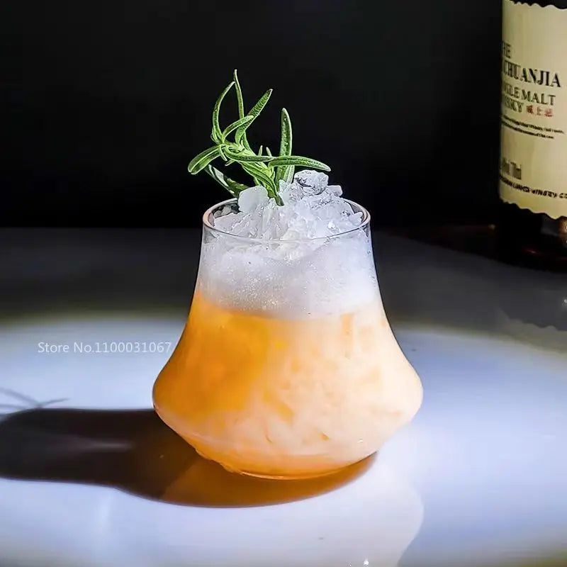 Clear Round Beverage Glass