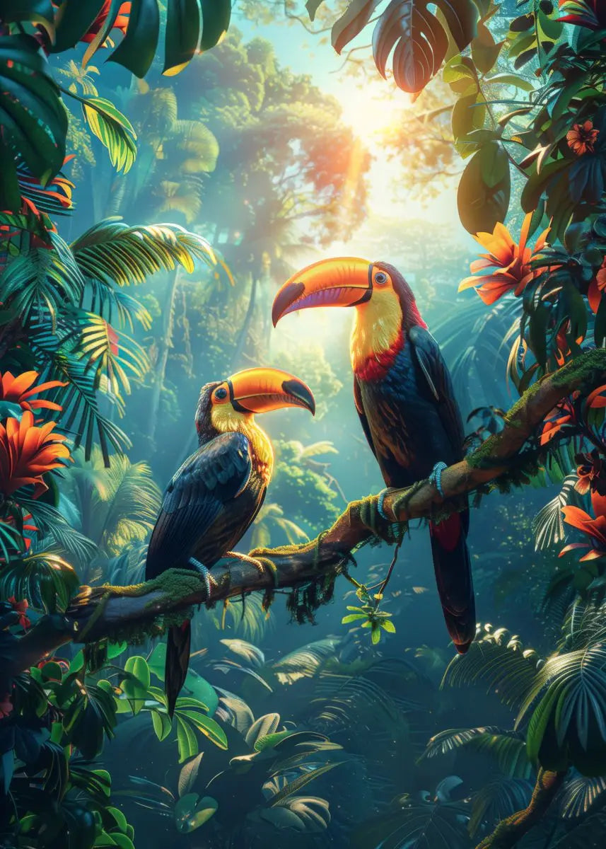 Animals Canvas Jungle Wall Art