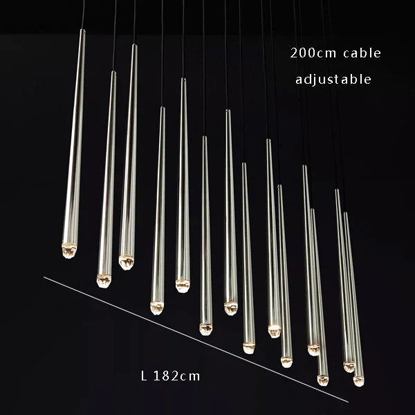 DecorBites™ Crystal Water Drop Ceiling Chandelier for Classic Living Room Decor